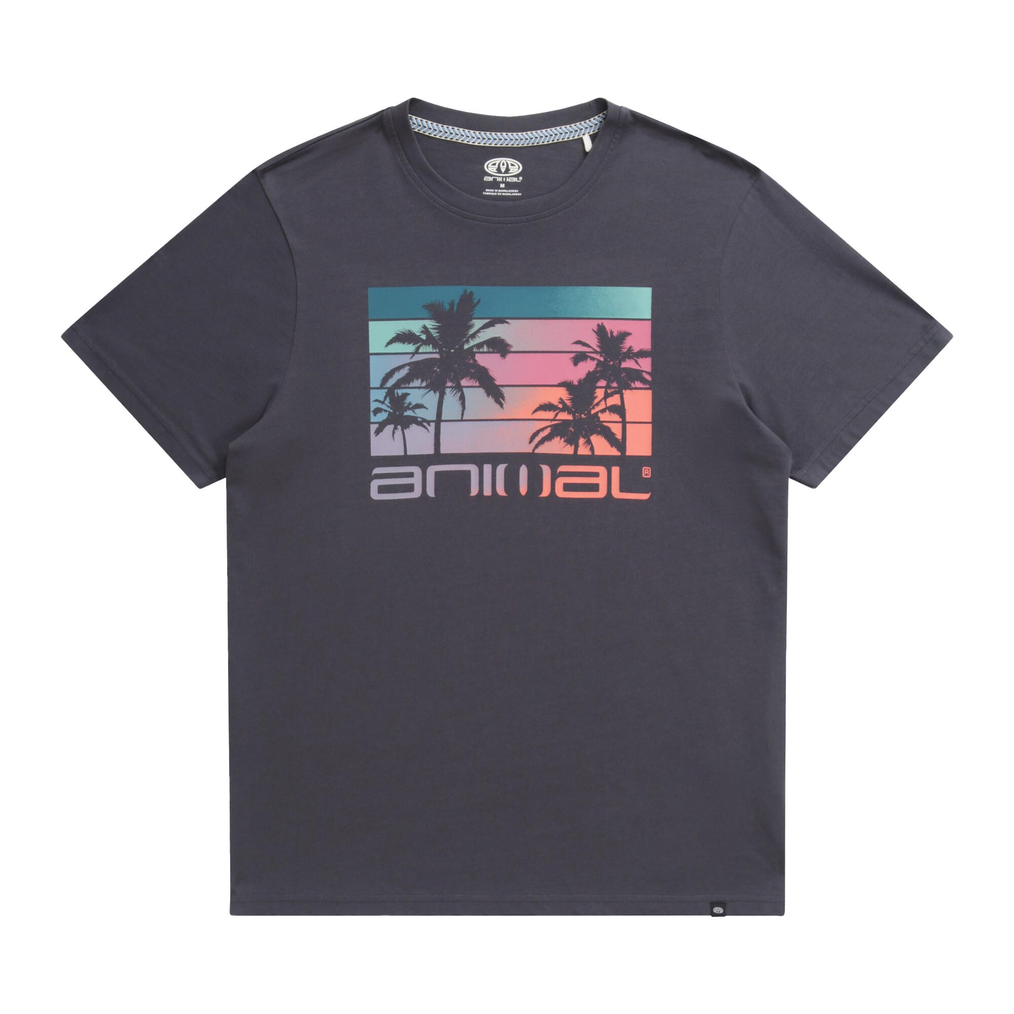 Mens Classico Wave TShirt (Charcoal) 1/3