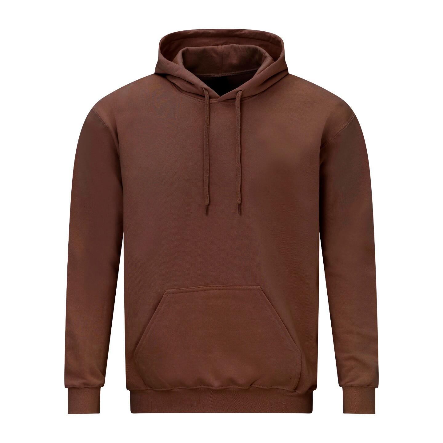 GILDAN Unisex Adult Softstyle Fleece Midweight Hoodie (Cocoa)