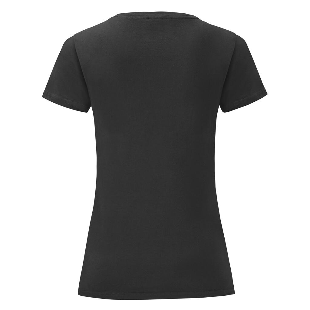 TShirt Iconic, kurzärmlig Damen Schwarz 2/3