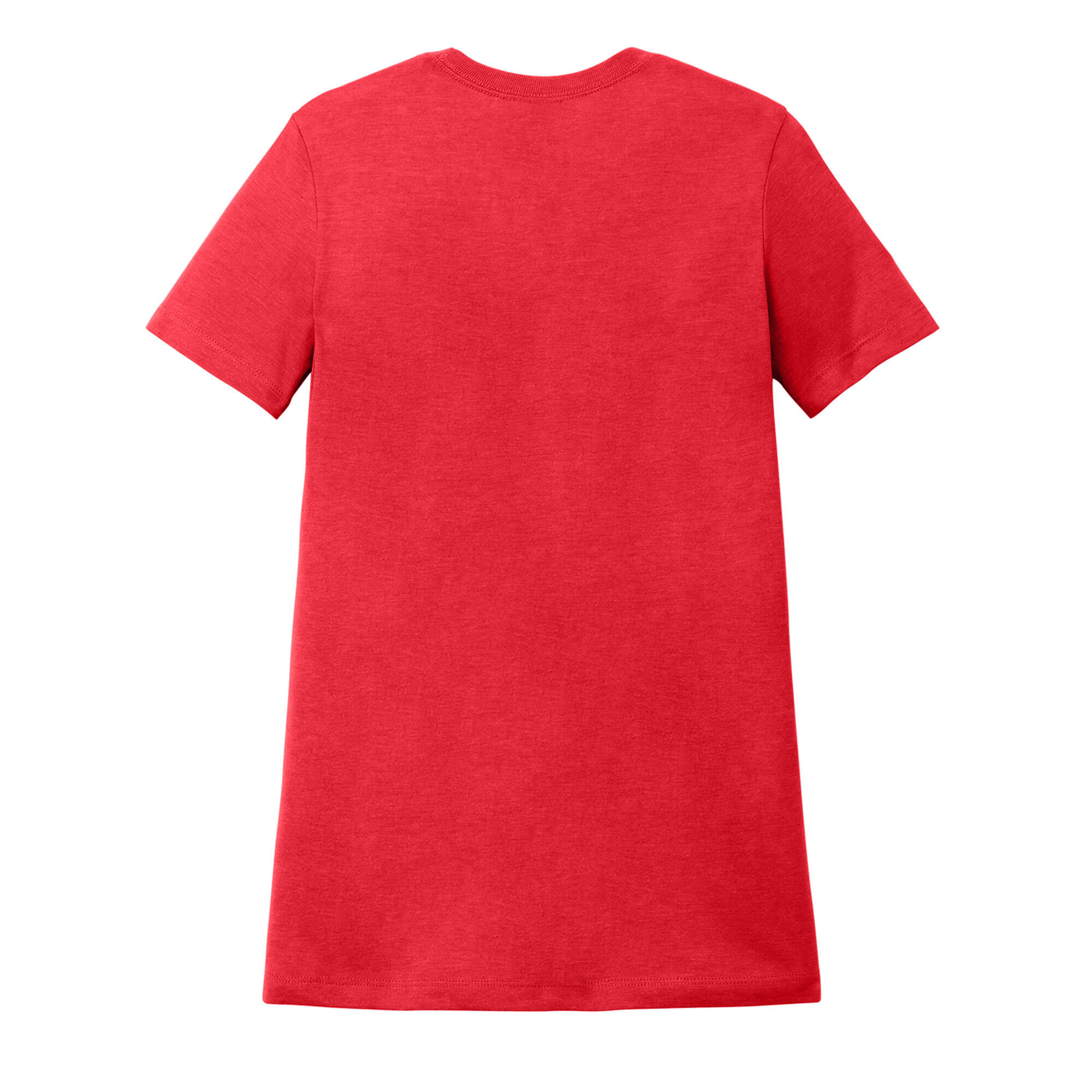 Womens/Ladies CVC Soft Touch TShirt (Red Mist) 3/5
