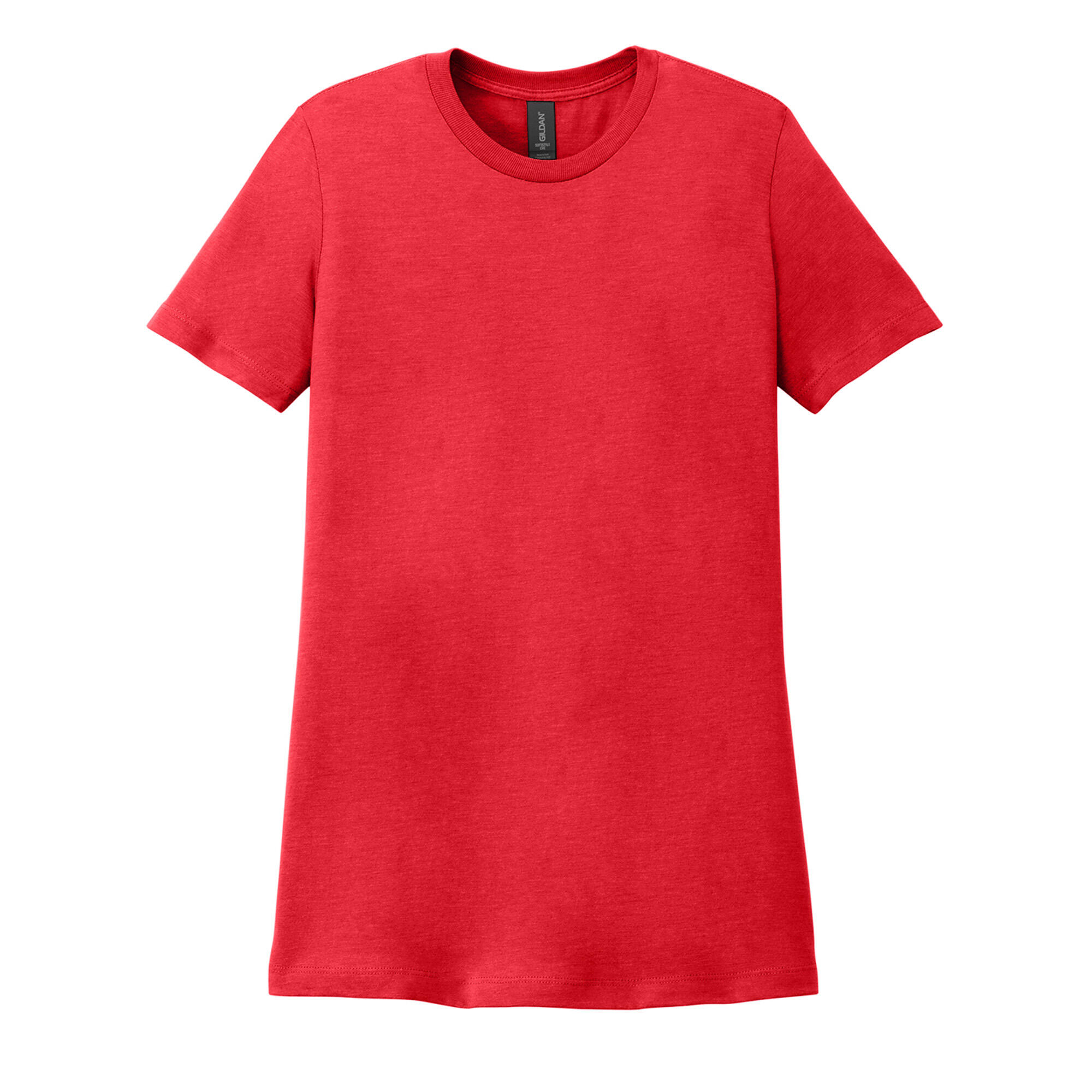 Womens/Ladies CVC Soft Touch TShirt (Red Mist) 2/5