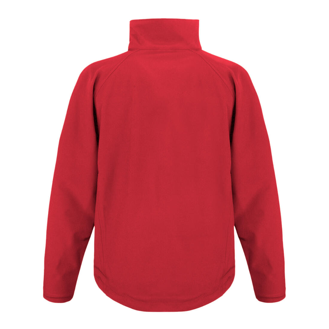 Mens 2 Layer Base Softshell Breathable Wind Resistant Jacket (Red) 2/3