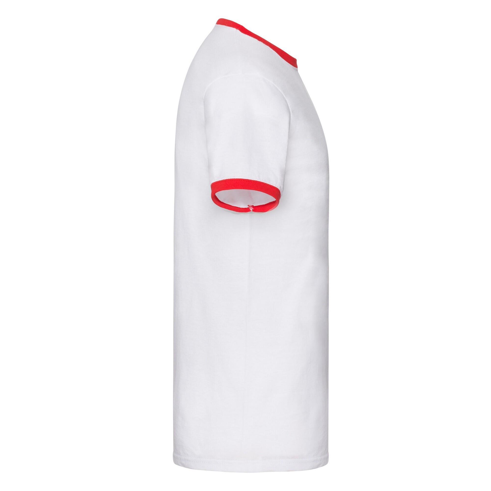 TShirt für Herren Weiß/Rot 3/3
