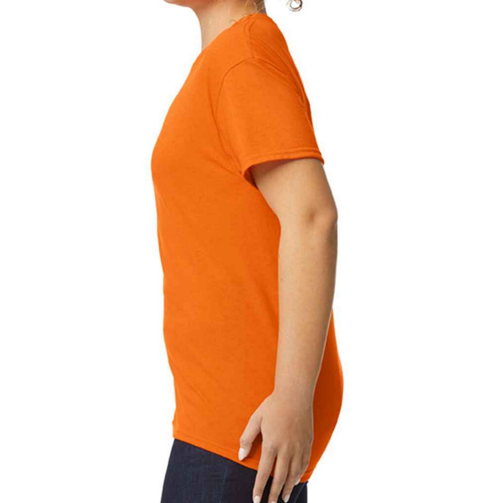 Unisex Adult Plain DryBlend TShirt (Safety Orange) 3/3