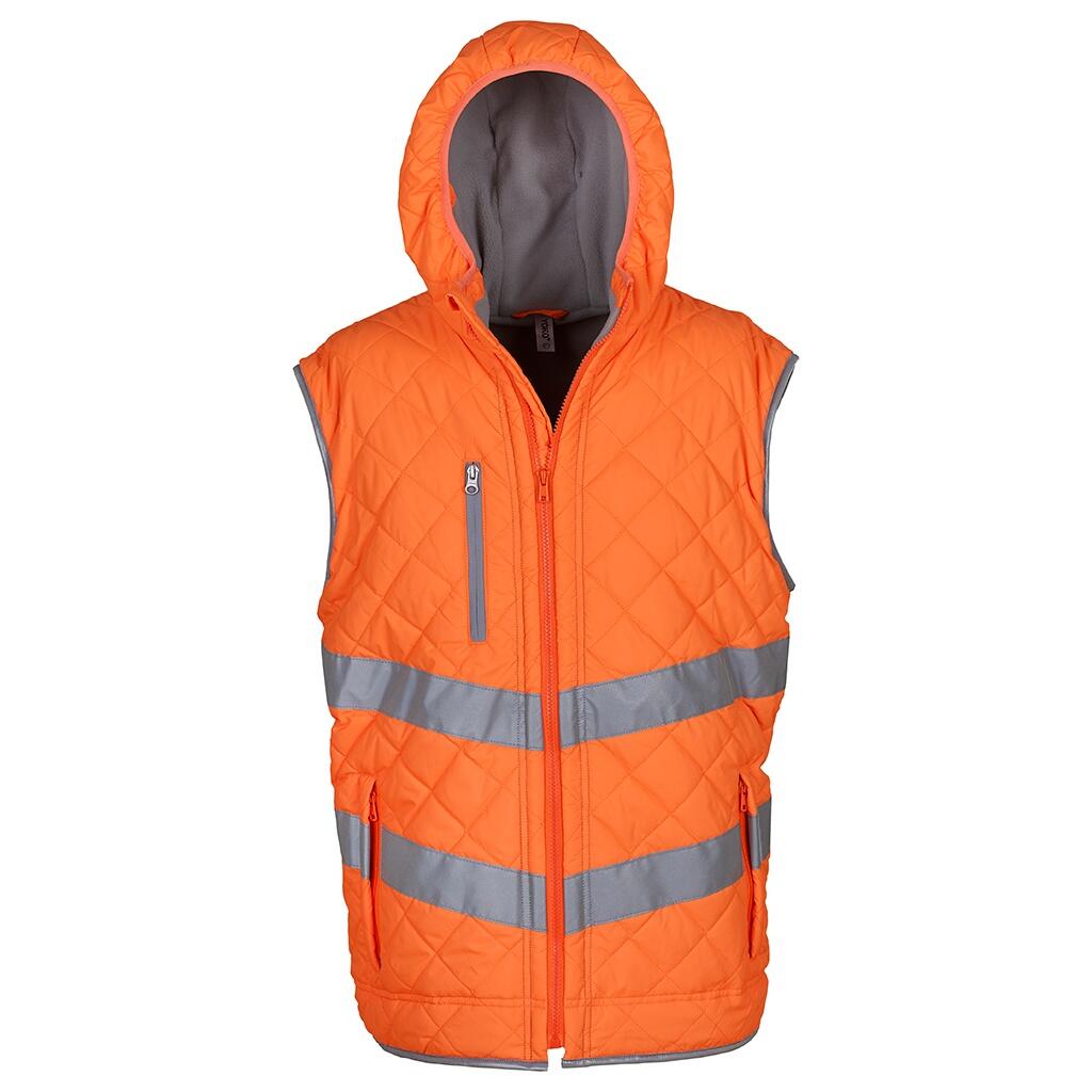 YOKO Unisex Adult Kensington HiVis Vest (Orange)