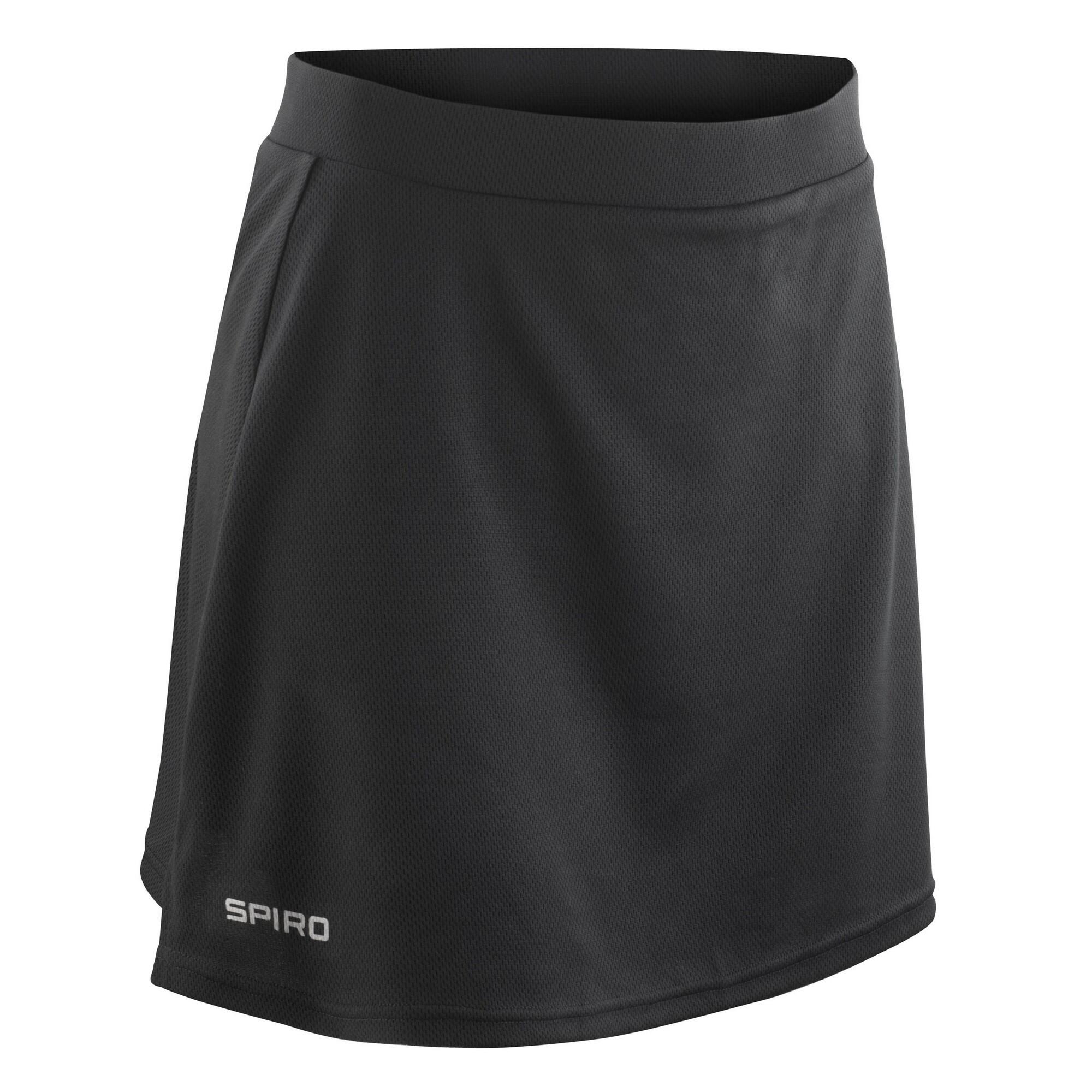 SPIRO Womens/Ladies Skort (Black)