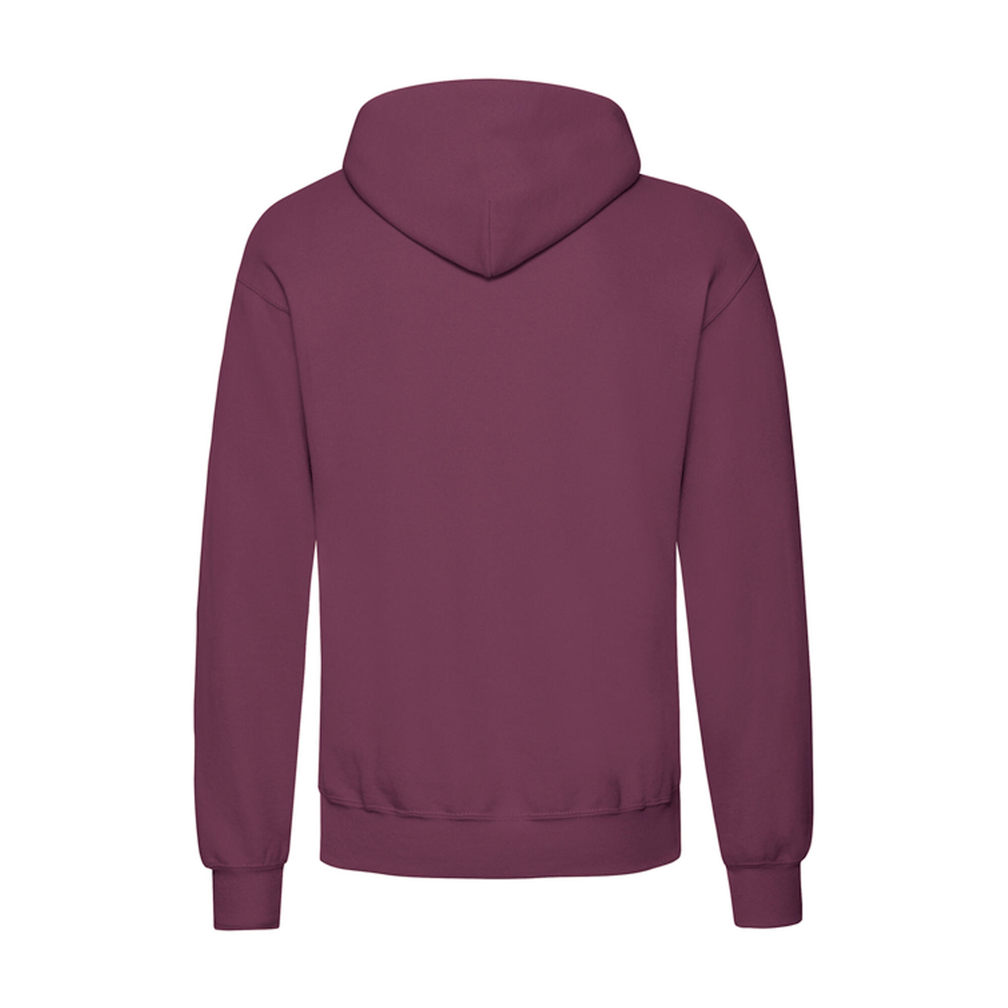 Mens R Hoodie (Burgundy) 2/2