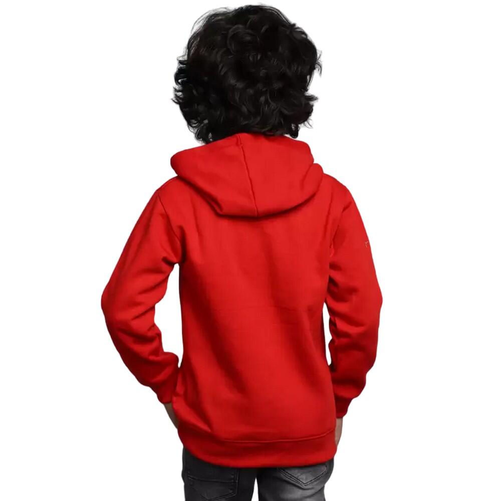 Childrens/Kids Softstyle Plain Midweight Hoodie (Red) 2/2