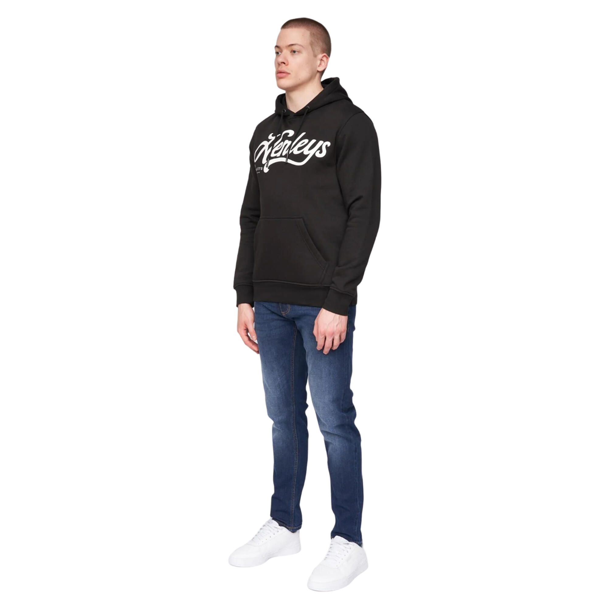 Mens Scripthen Hoodie (Black) 3/3