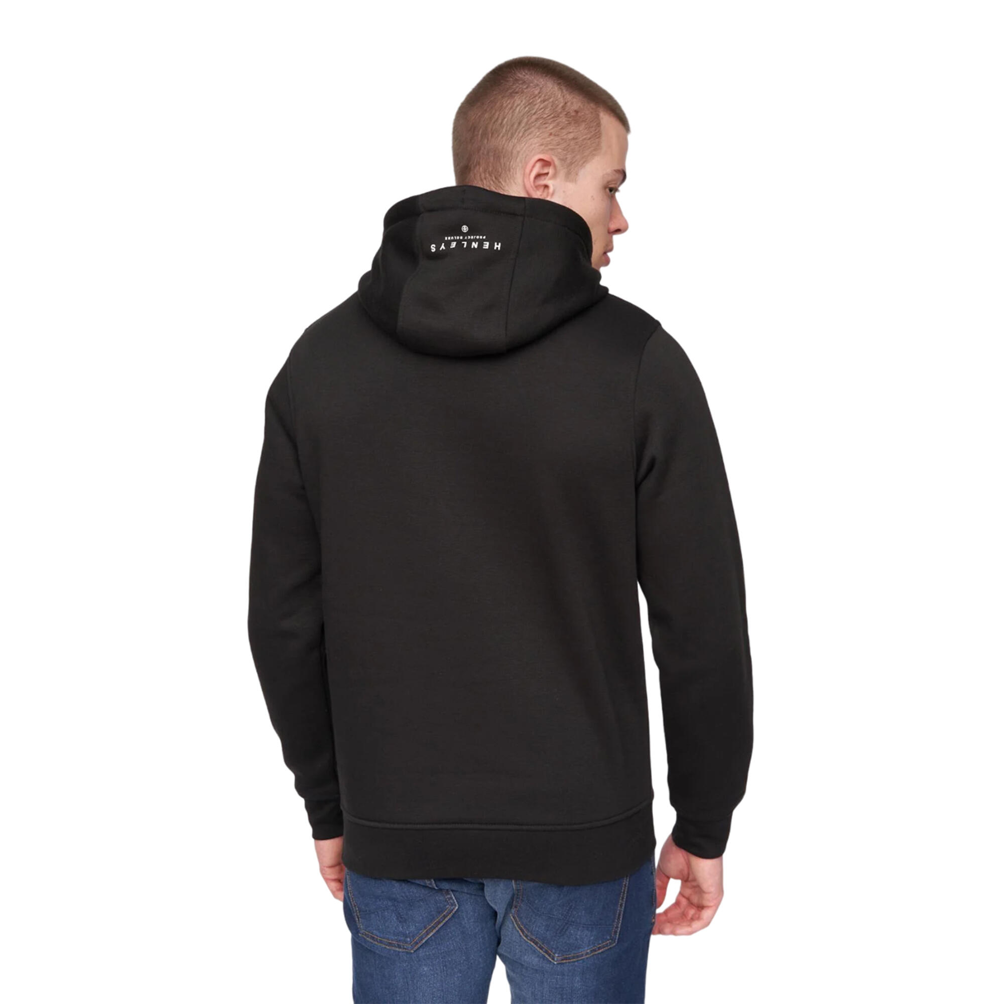 Mens Scripthen Hoodie (Black) 2/3