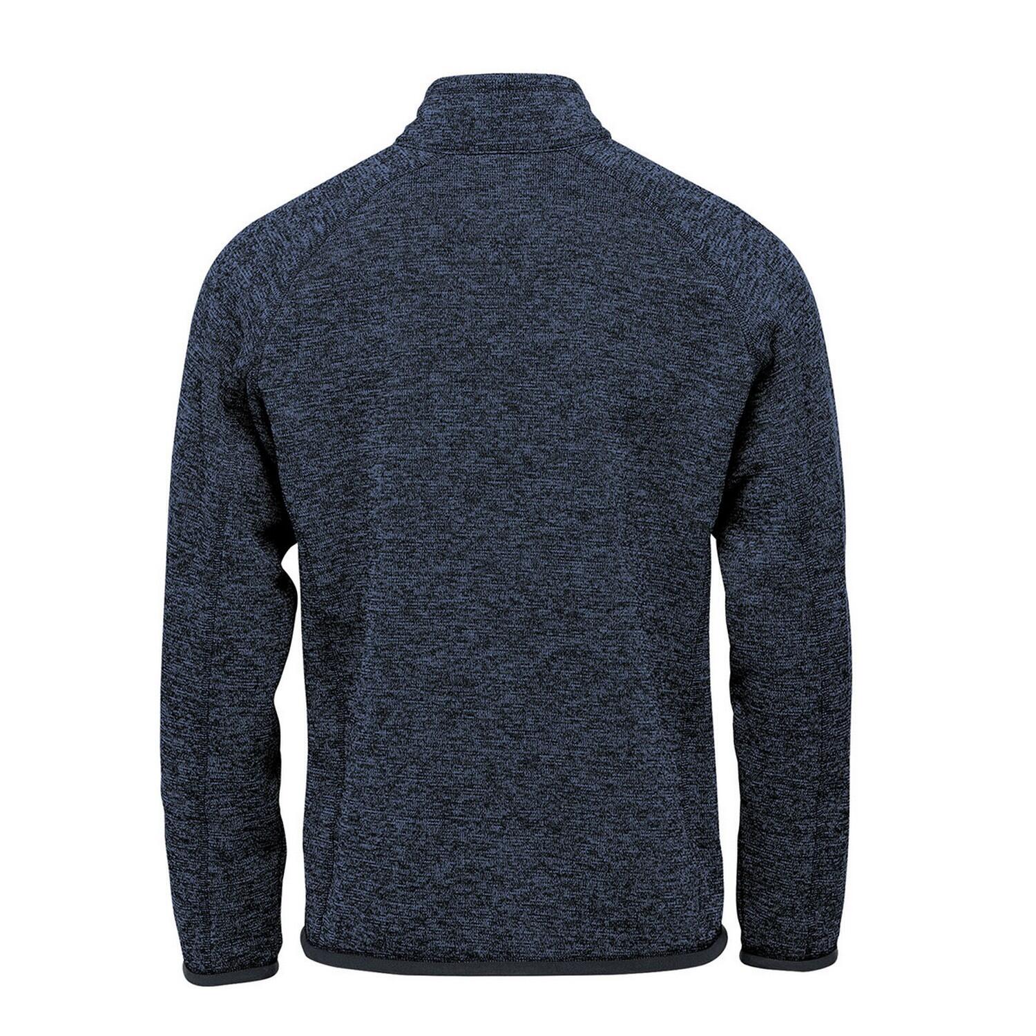 Mens Avalanche Quarter Zip Pullover (Navy Heather) 2/4