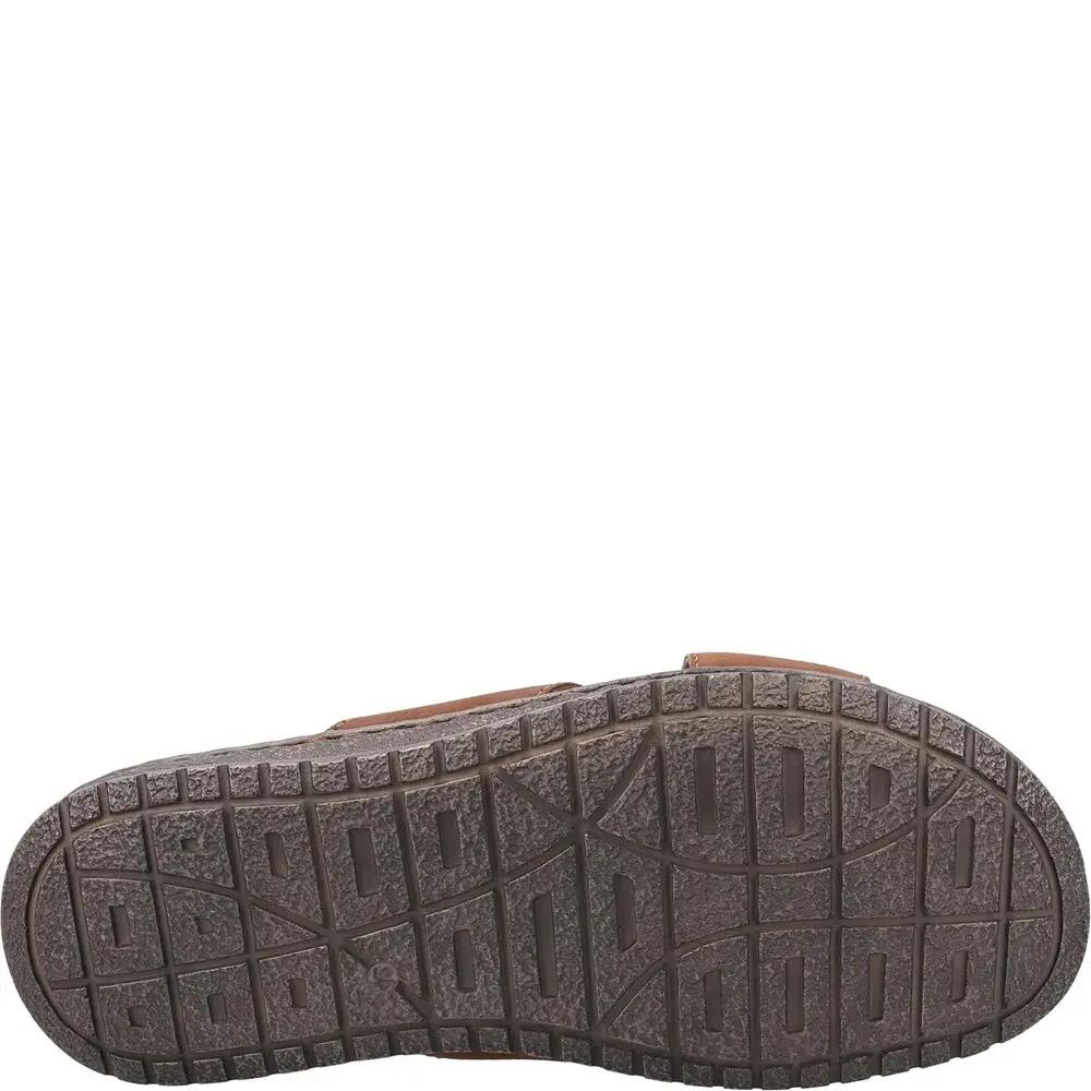 Sandali Crossover Pelle Uomo Hush Puppies Nile Marrone 4/4