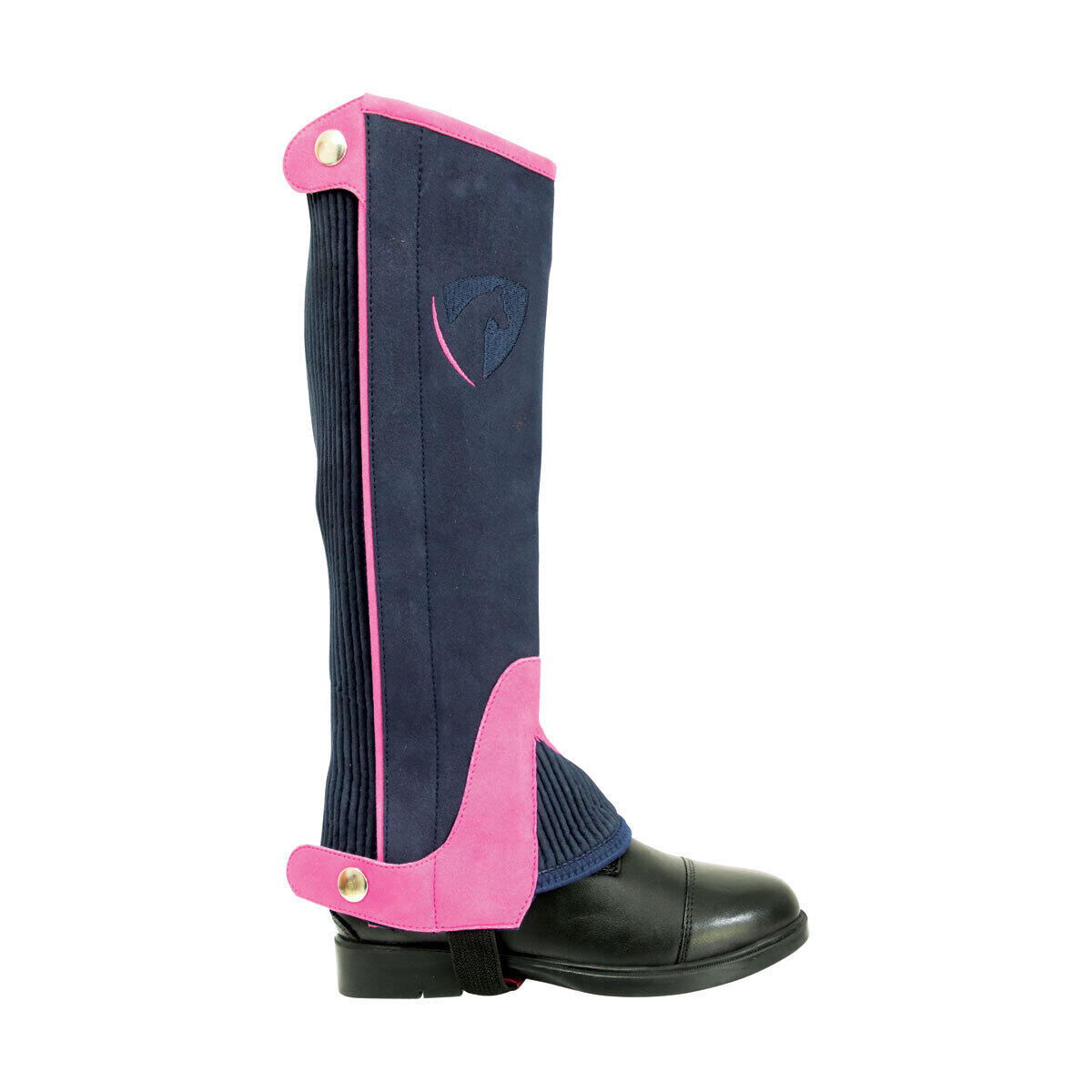 navy blue / pink