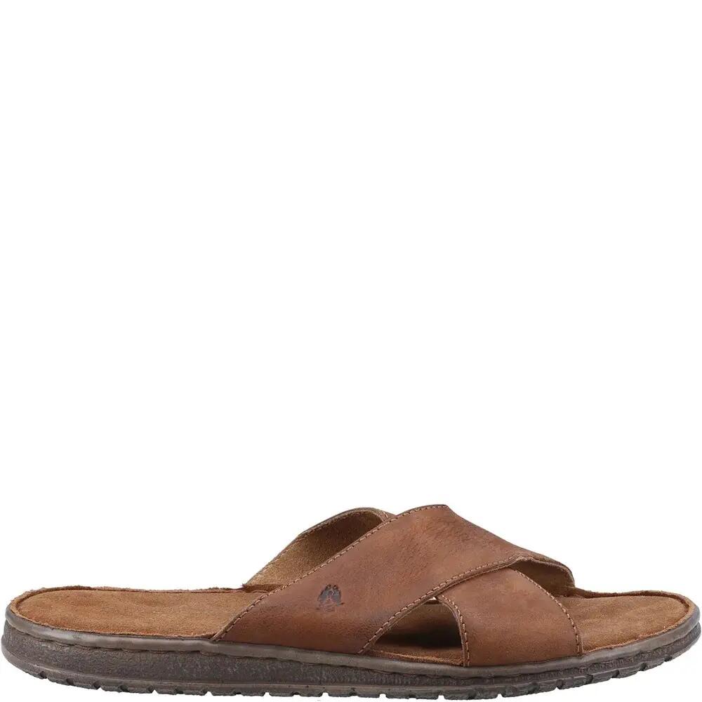 Sandali Crossover Pelle Uomo Hush Puppies Nile Marrone 3/4