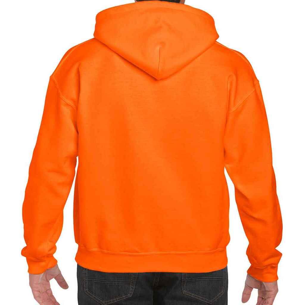 Mens DryBlend Hoodie (Safety Orange) 2/2