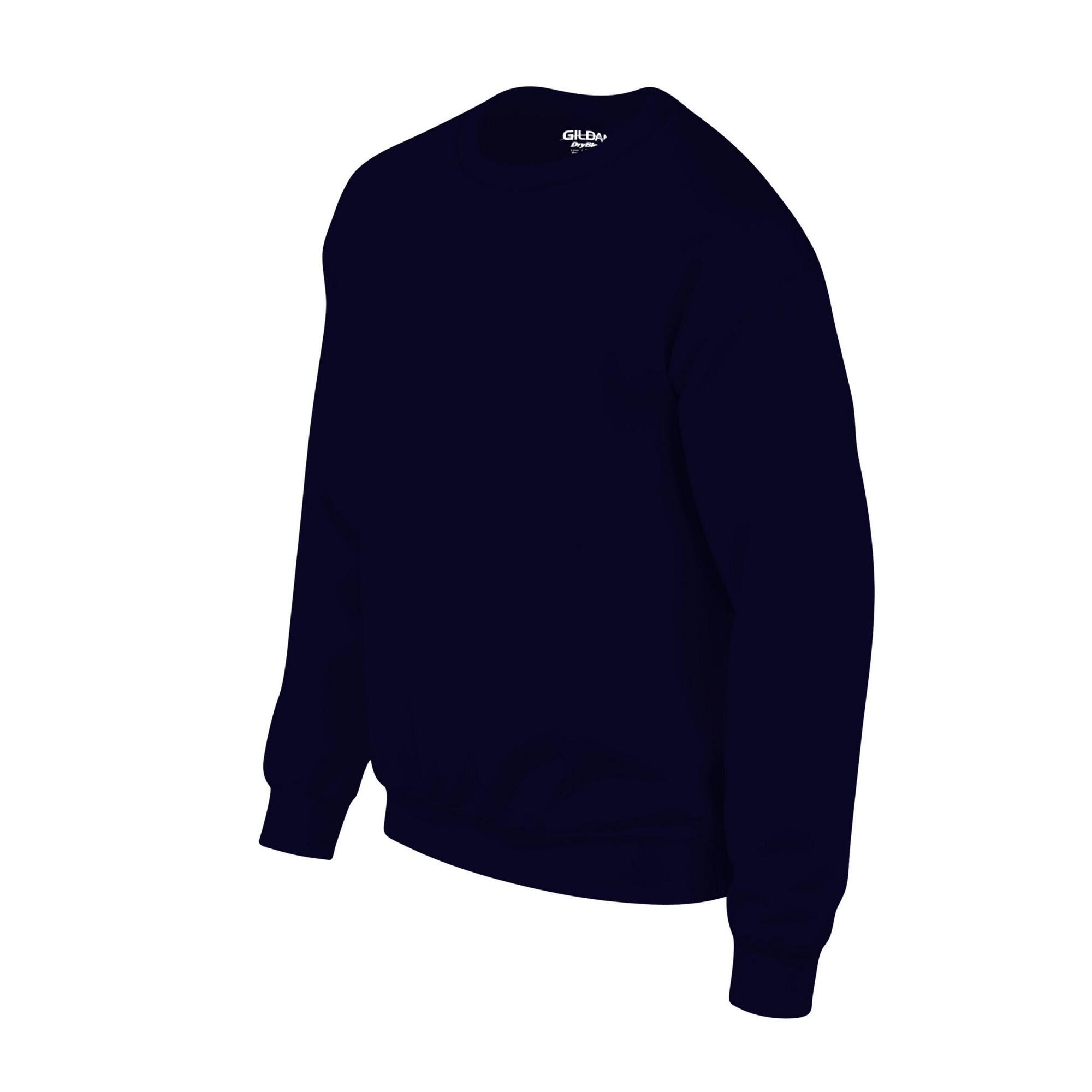 Felpa Uomo Gildan Blu Navy 3/3