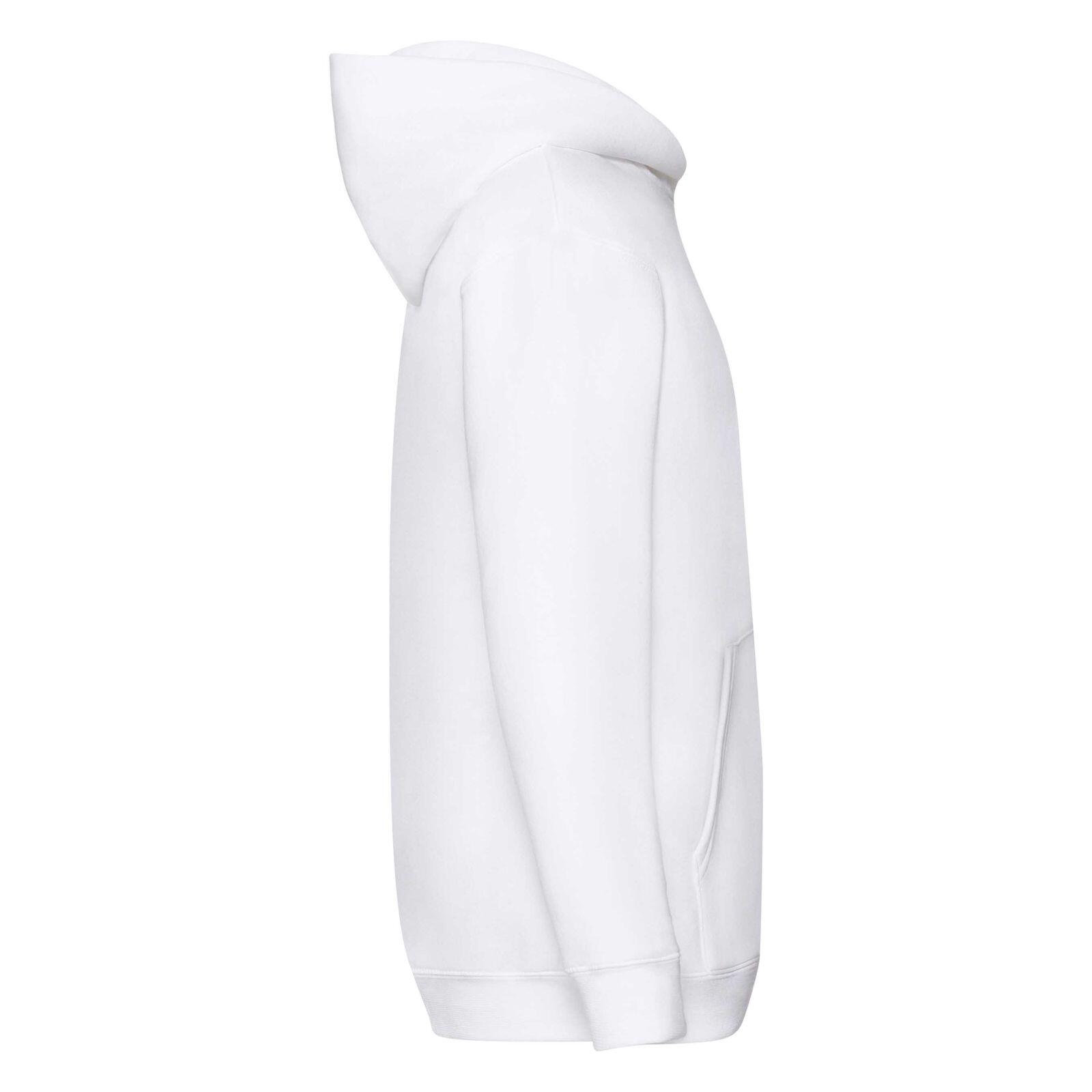 Kapuzen Pullover Premium 7030 Kinder Weiß 4/4
