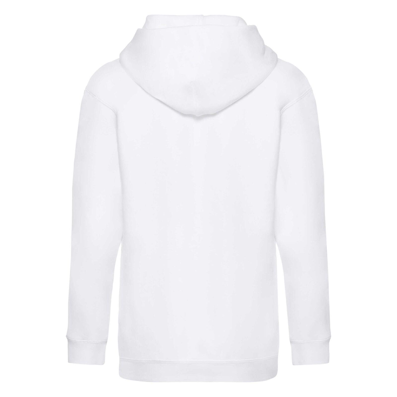 Fruit Of The Loom Men's Premium Hooded Sweatshirt - 70% Cotton/30% Polyester, Black, Size L