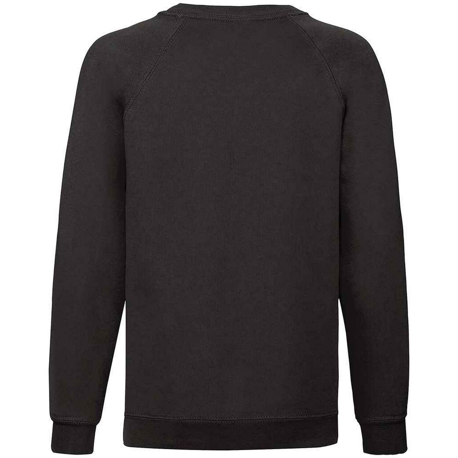 Sweatshirt für Raglanärmel Kinder Schwarz 2/3