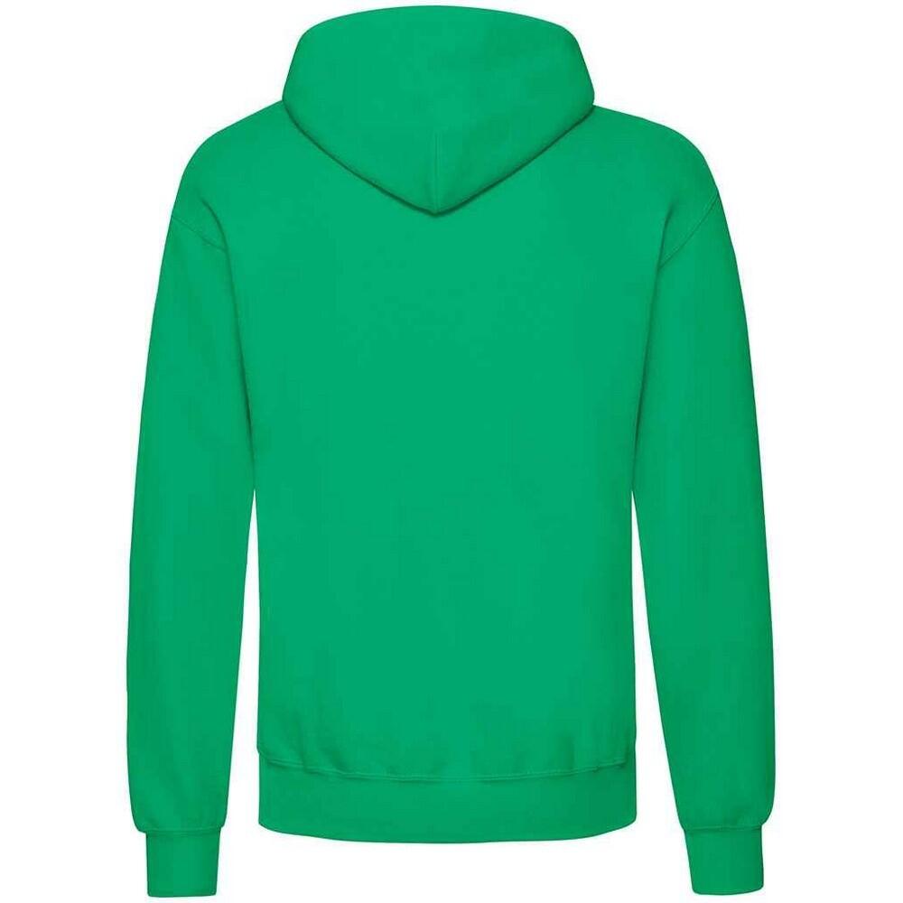 Sweat À Capuche Adulte (Vert Kelly) 2/3