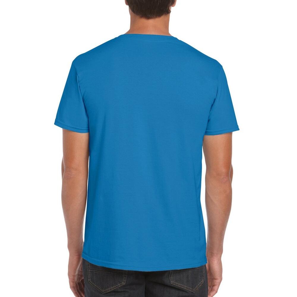 Mens Short Sleeve SoftStyle TShirt (Sapphire) 2/2