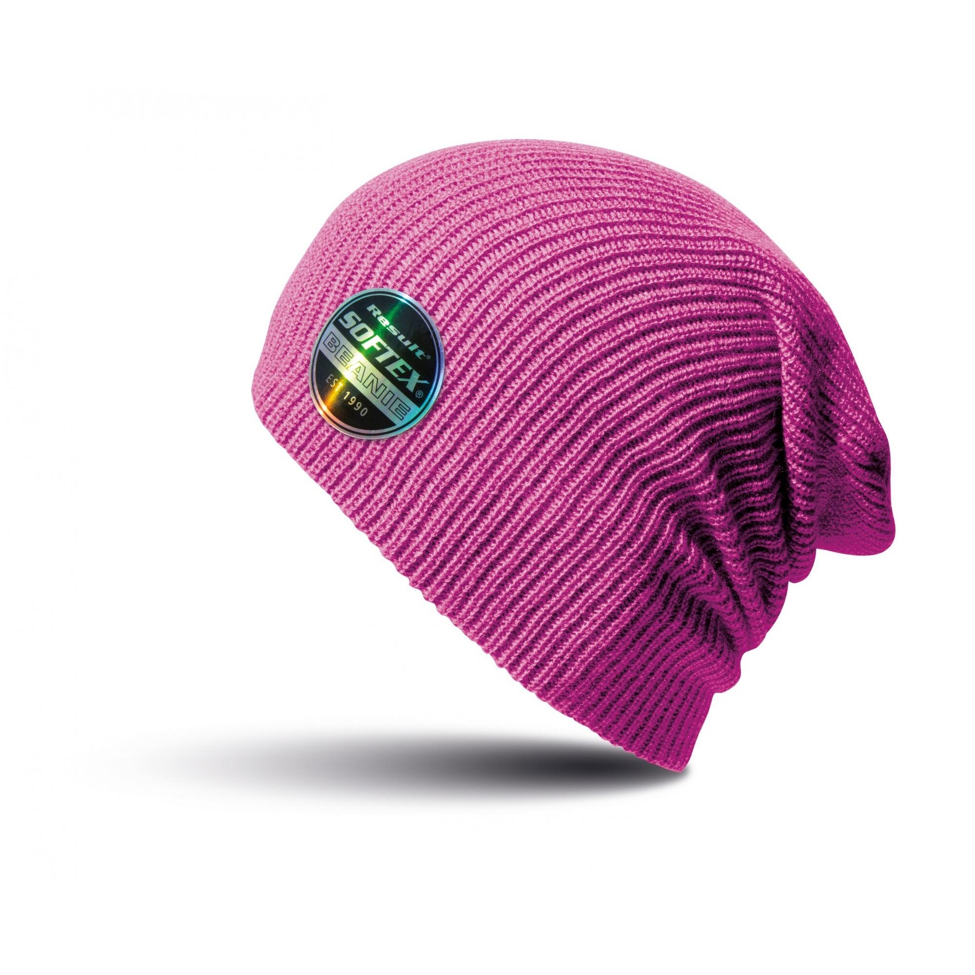 Winter Essentials Core Softex Beanie Hat (Fuchsia) 2/3