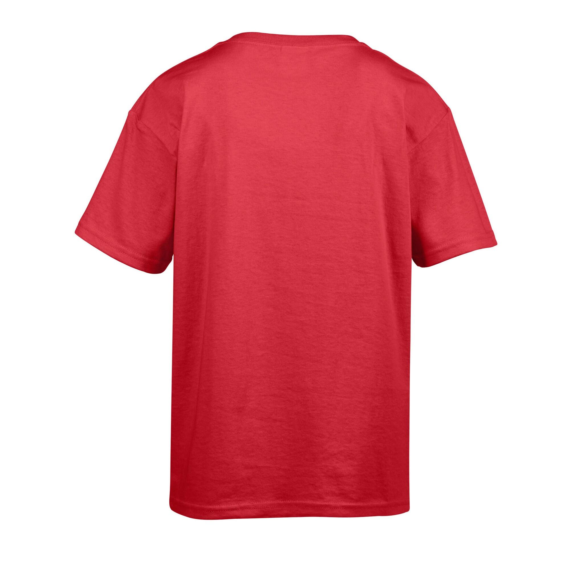 SoftStyle TShirt Kinder Rot 2/3
