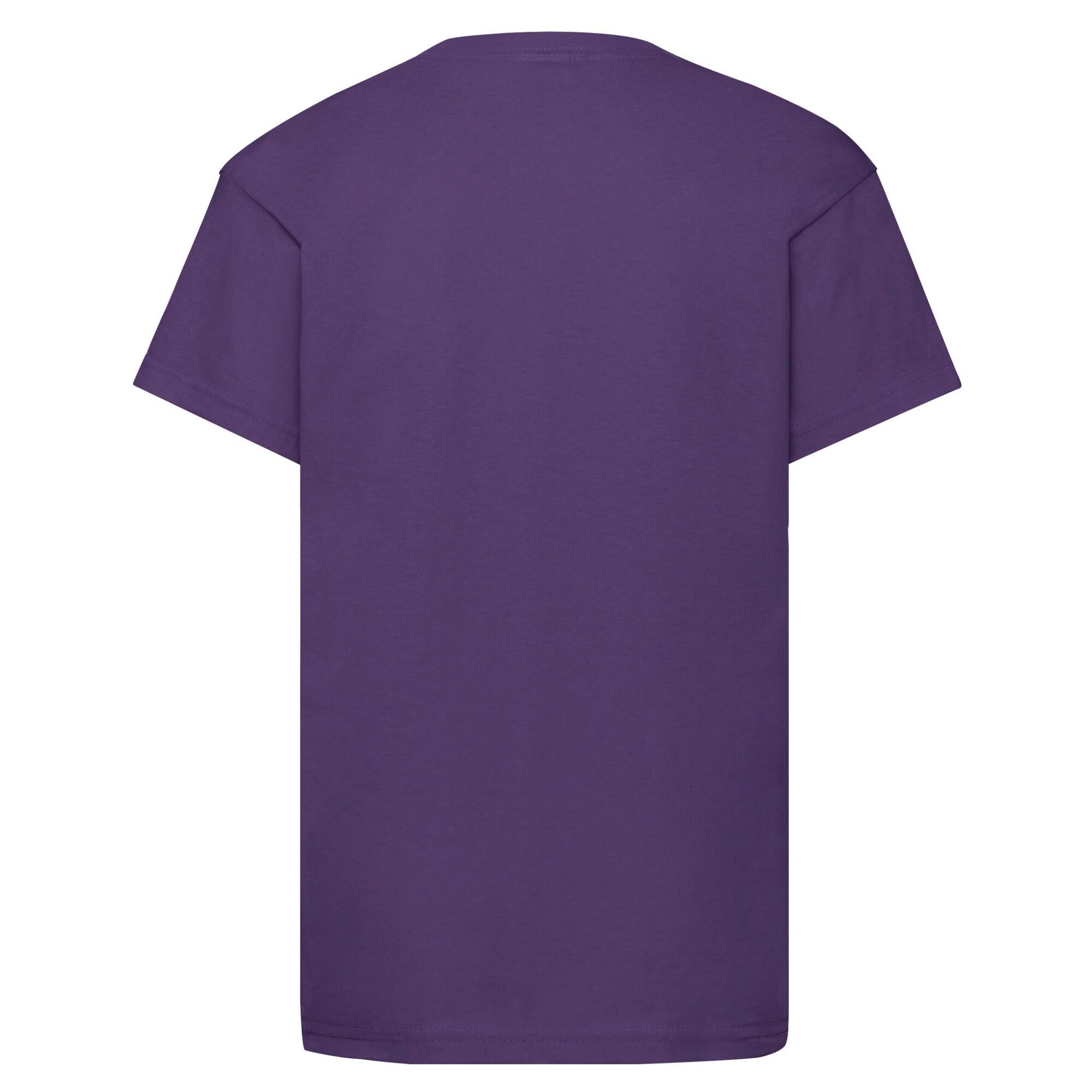 Maglietta Bambini Fruit Of The Loom Original Viola 2/3