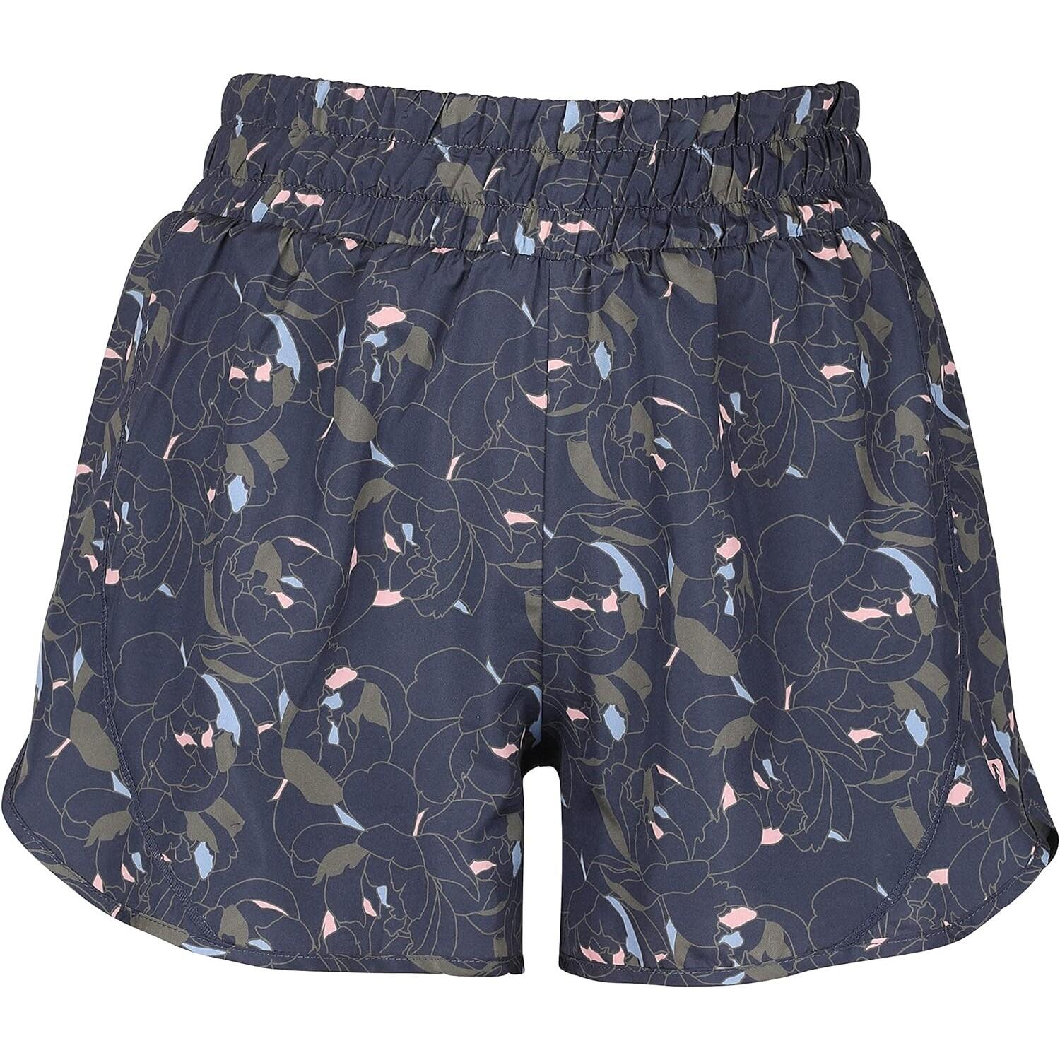 AUBRION Womens/Ladies Activate Peony Shorts (Navy/Green)