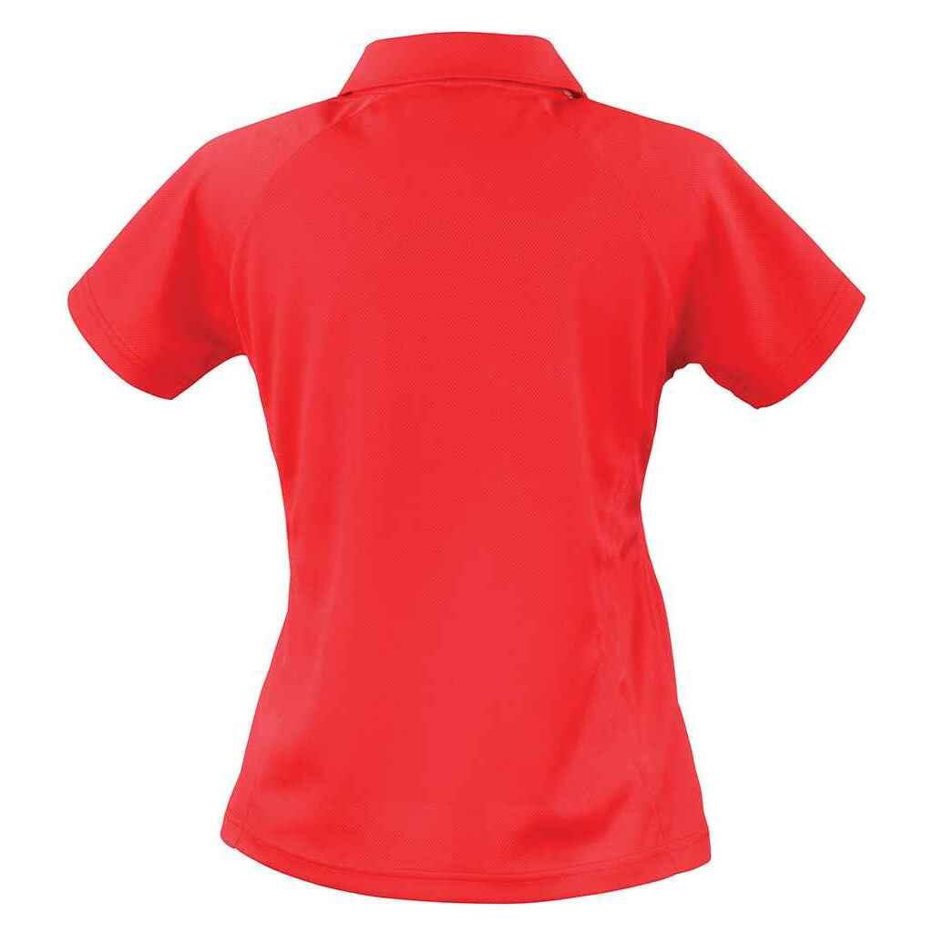 Womens/Ladies Team Spirit Polo Shirt (Red/White) 2/3