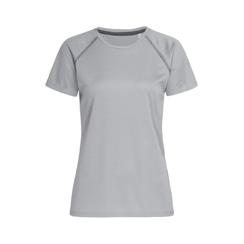 Tshirt ACTIVE TEAM Femme (Gris Argenté)