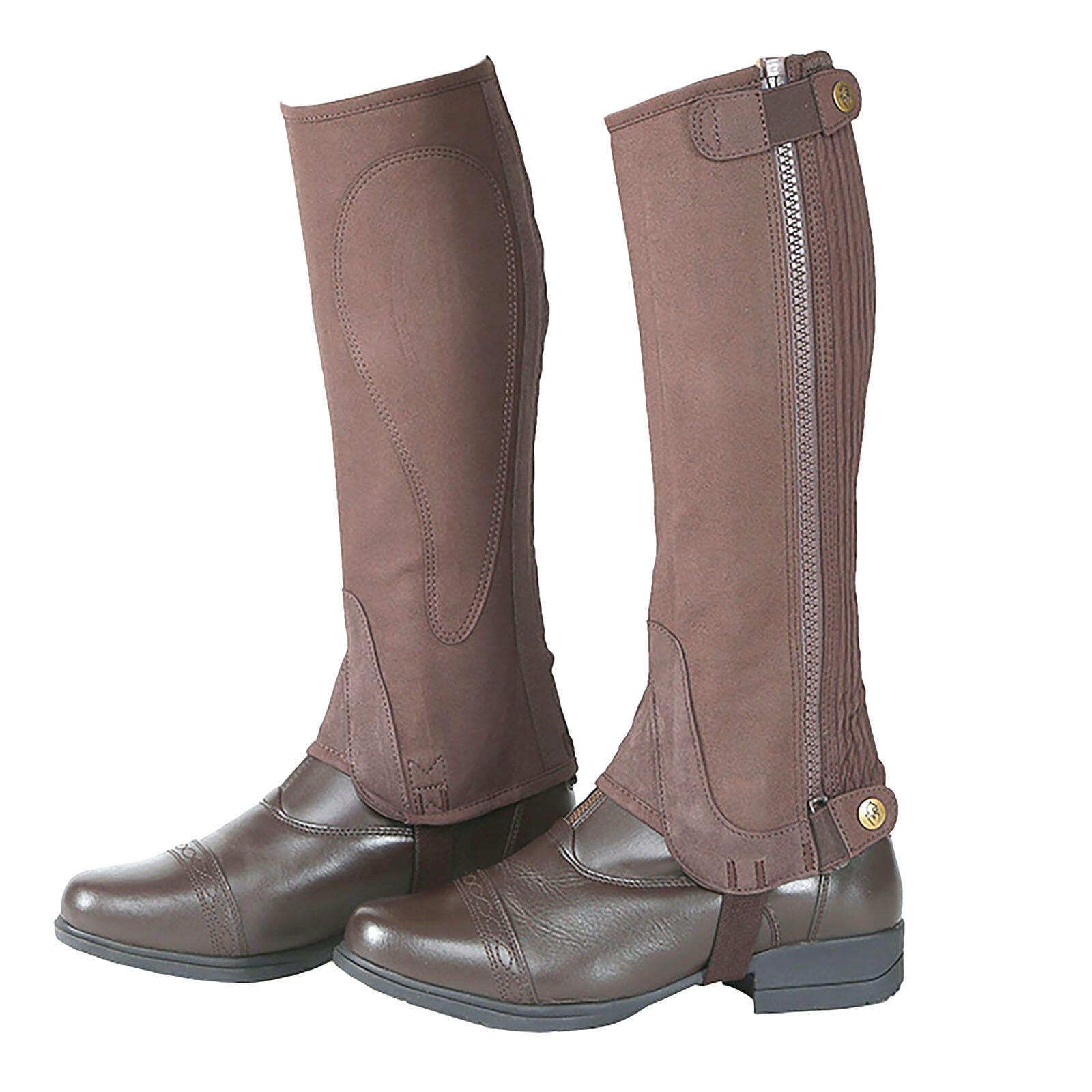 Unisex Adult Amara Half Chaps (Brown) 4/4