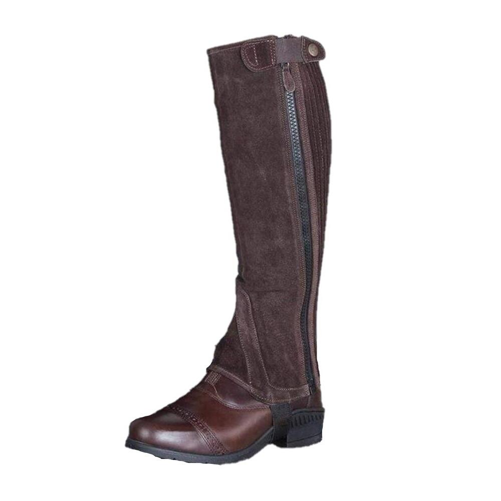 Unisex Adult Amara Half Chaps (Brown) 1/4