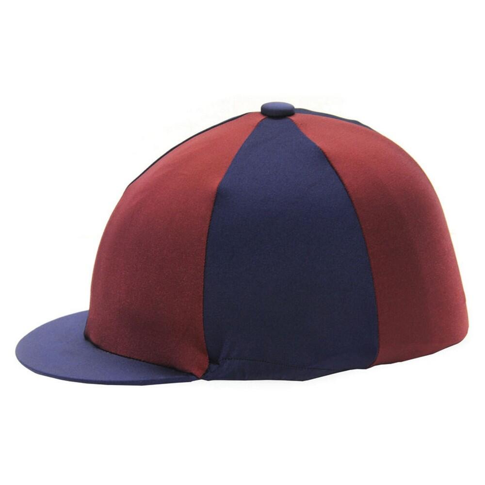 navy blue / carmine red