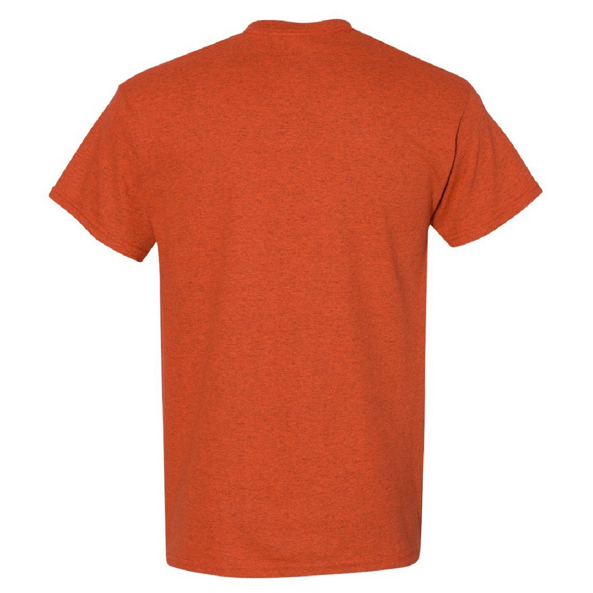 Maglietta Maniche Corte Uomo Gildan Arancio Vintage 2/2