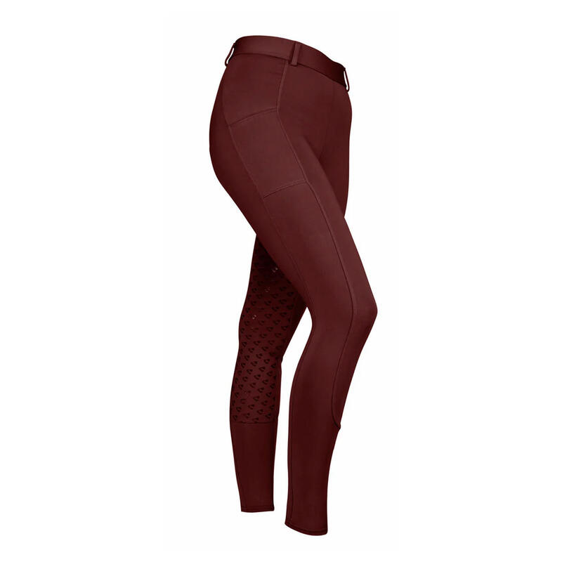 Collant D´équitation ALBANY Fille (Bordeaux)