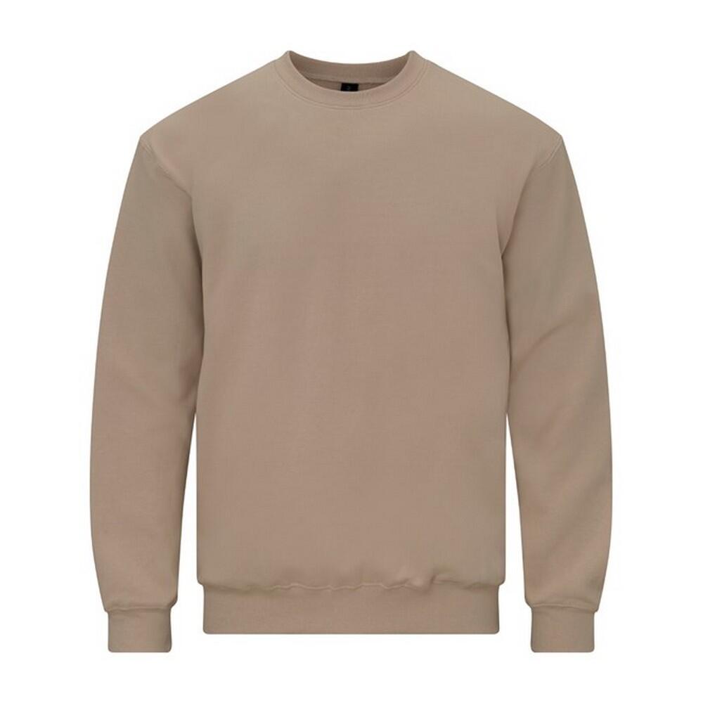 GILDAN Unisex Adult Softstyle Fleece Midweight Sweatshirt (Sand)