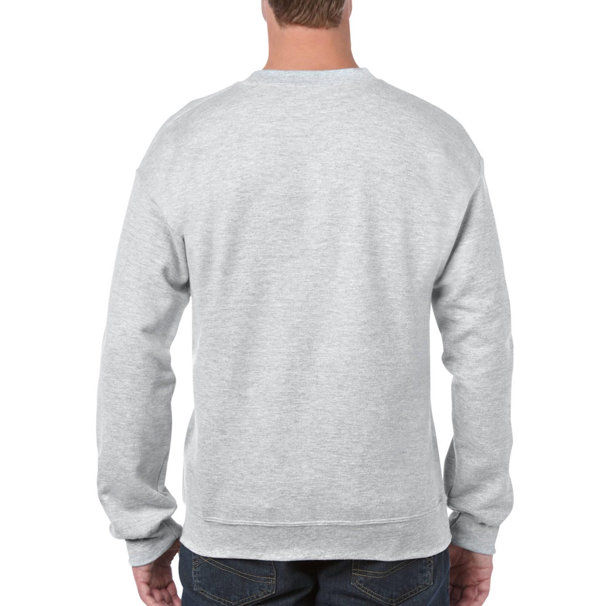 Mens Heavy Blend Sweatshirt (Ash) 2/2
