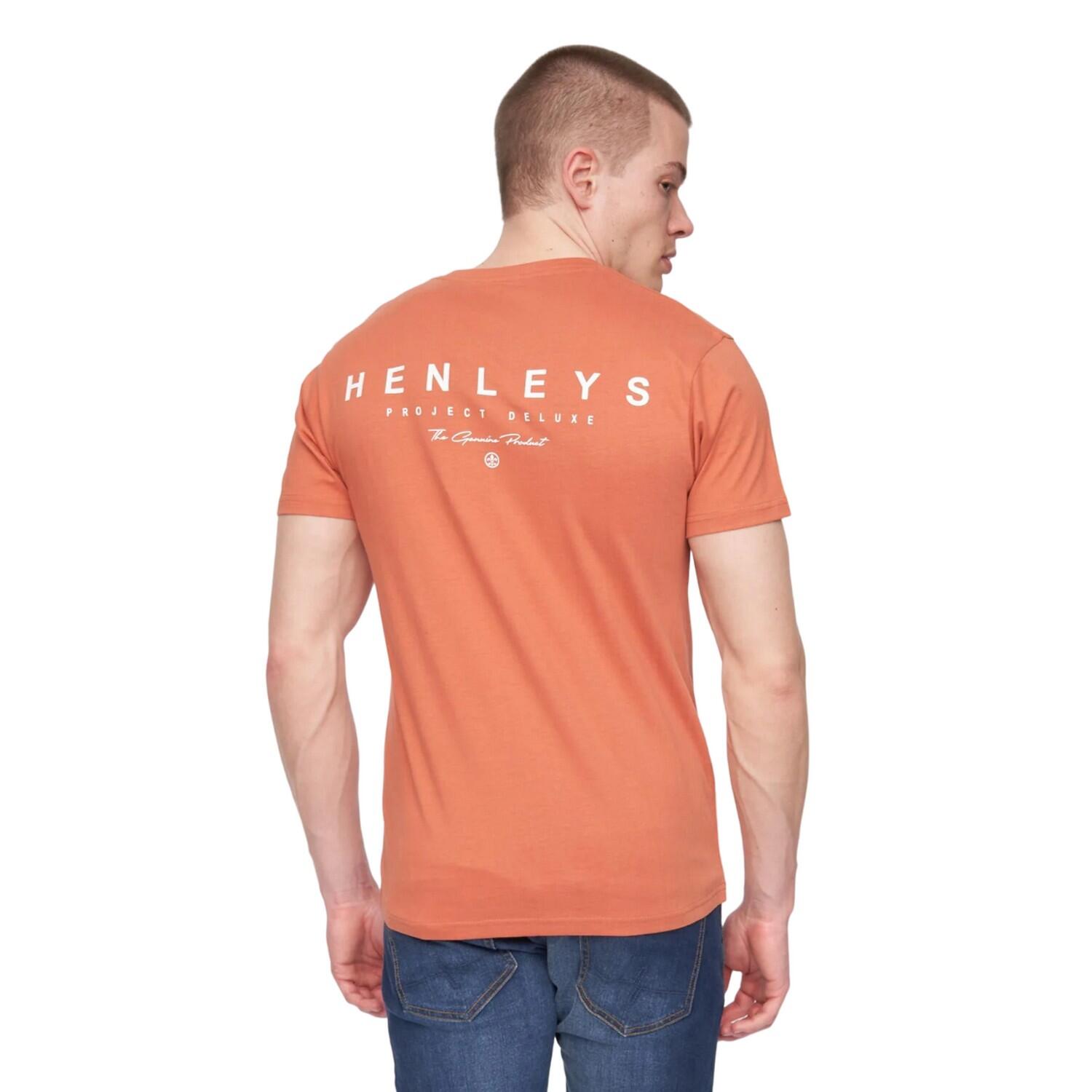 Mens Metafone Logo TShirt (Brick Red) 2/3