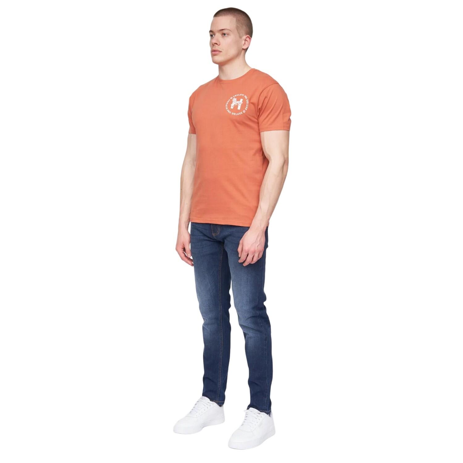 Mens Metafone Logo TShirt (Brick Red) 3/3