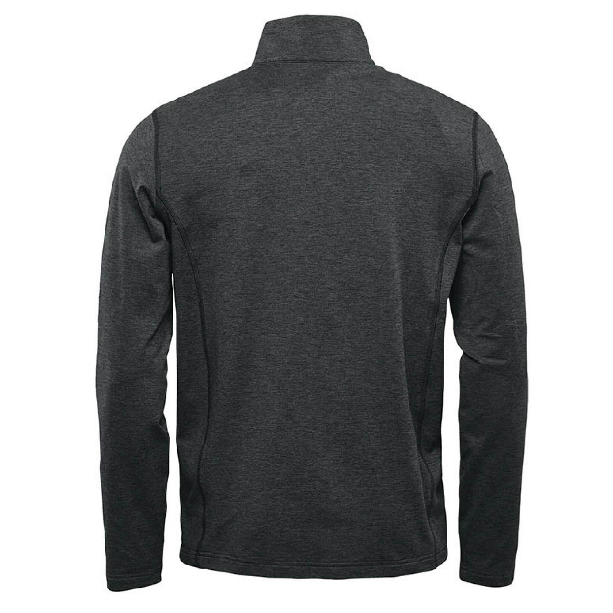Pullover Cerniera Ad Un Quarto Uomo Stormtech Treeline Nero Erica 2/4