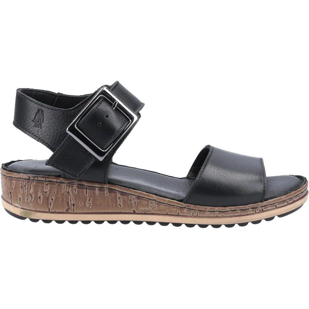 Sandalen "Ellie", Leder Damen Schwarz 3/4