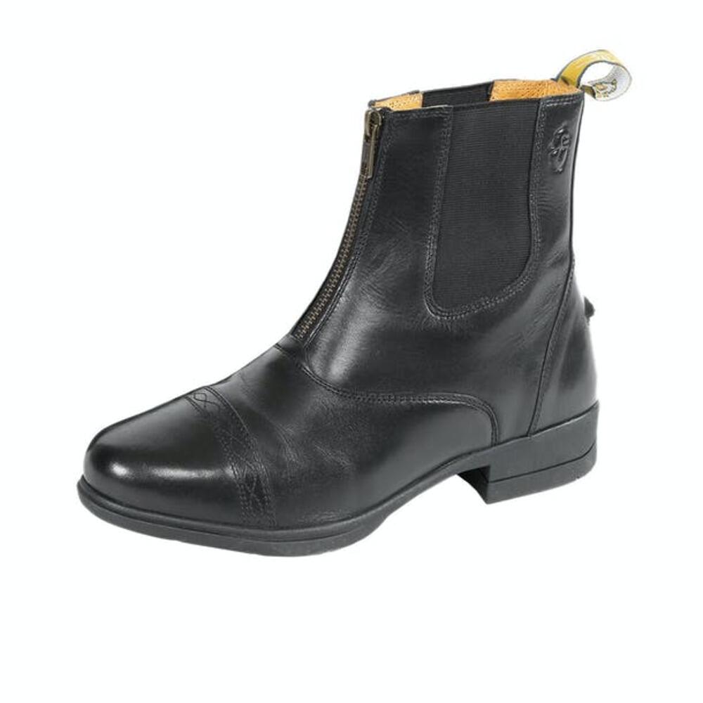 Childrens/Kids Rosetta Leather Paddock Boots (Black) 2/4
