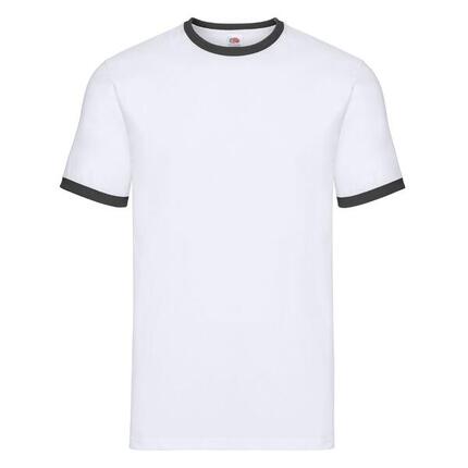 Heren Ringer 160 TShirt (Wit/Zwaar)