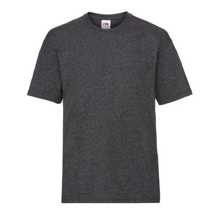 Kinder/Kinder Tshirt van katoen met waardevol gewicht (Retro Heide Groen)