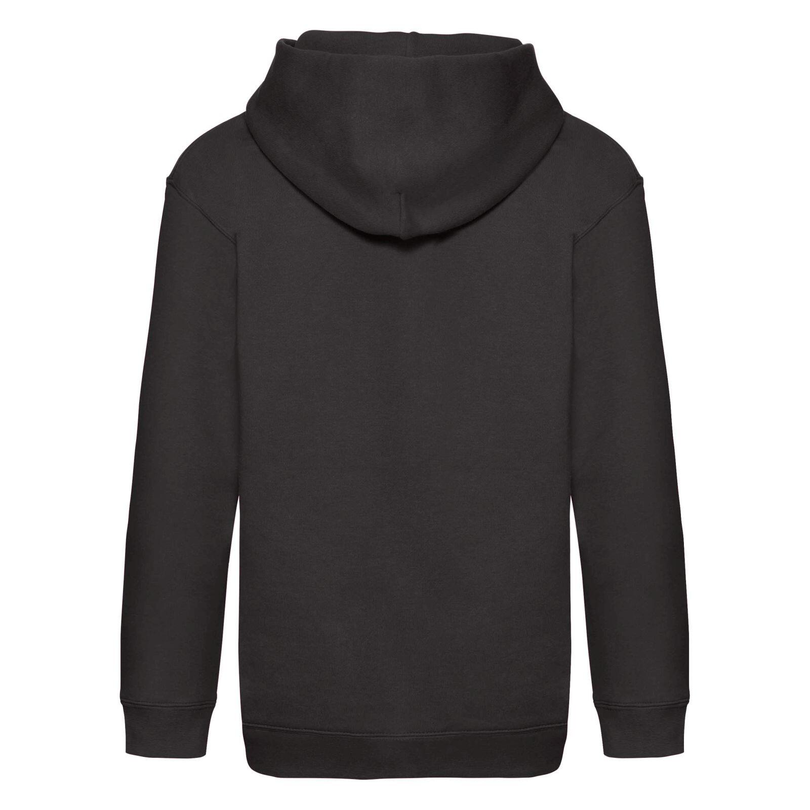 Kapuzen Pullover Premium 7030 Kinder Schwarz 2/3