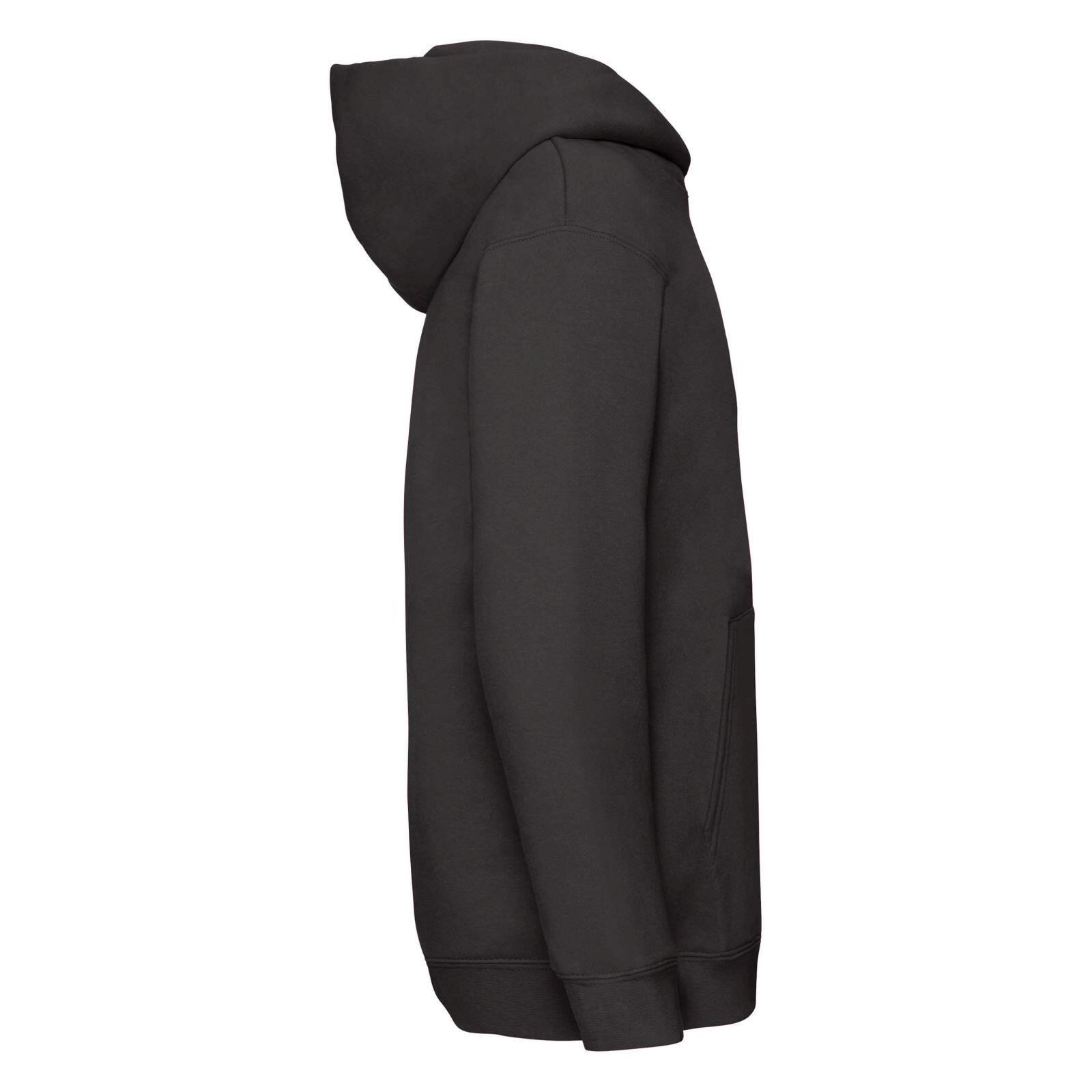 Kapuzen Pullover Premium 7030 Kinder Schwarz 3/3