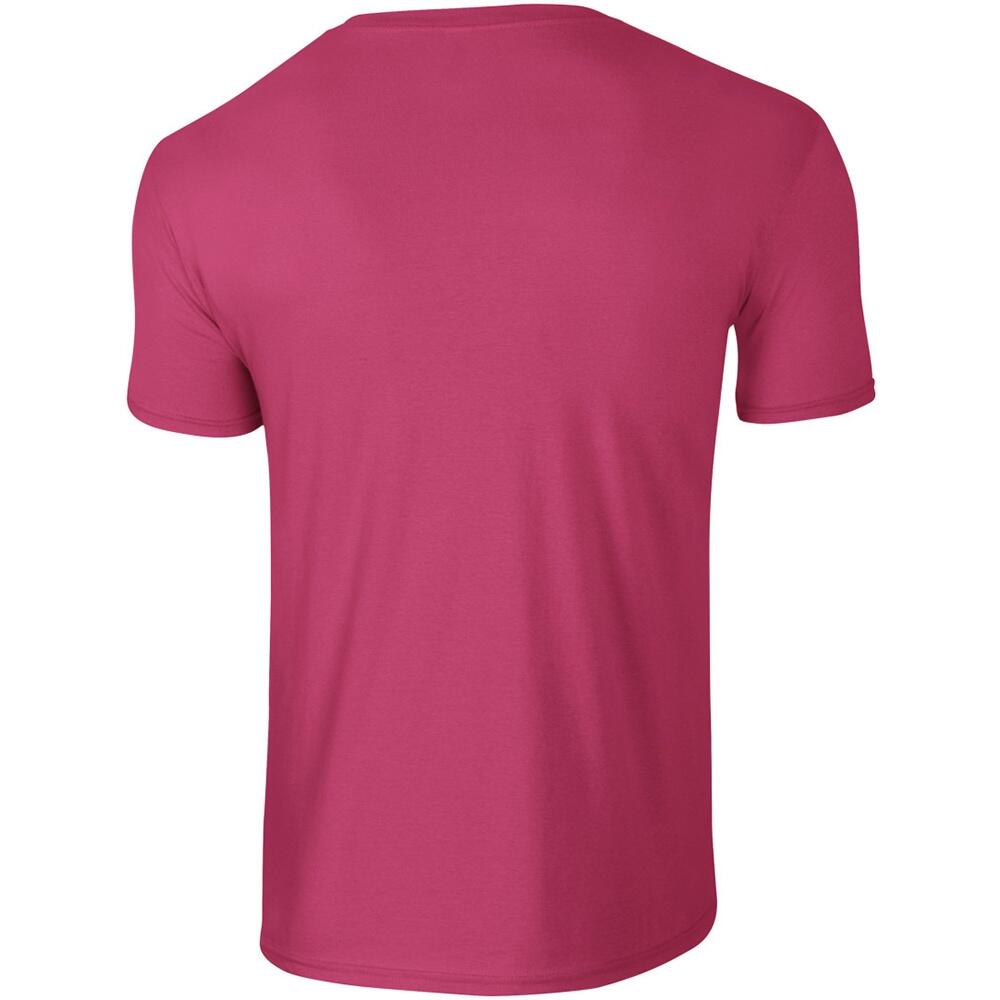 Tshirt Uni Manches Courtes SOFTSTYLE Homme (Rose) 2/2
