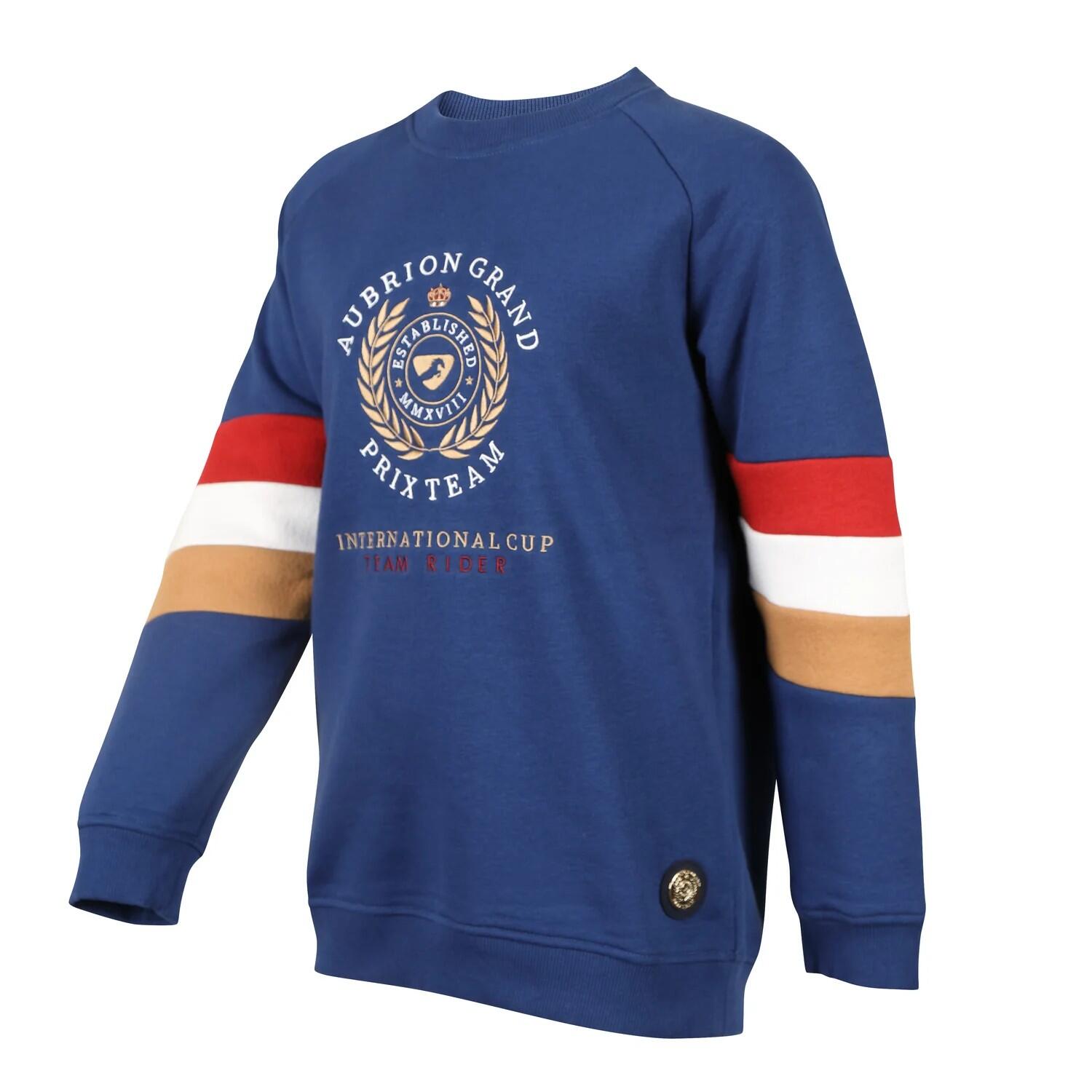 Girls Team Sweatshirt (Navy) 3/4