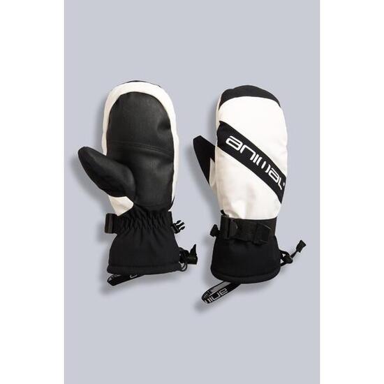 Skihandschuhe "Track" Damen Schwarz/Weiß